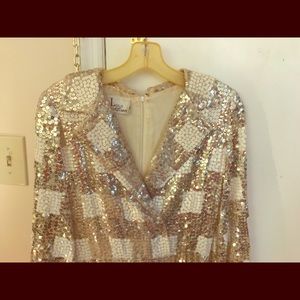 Joan leslie by Kasper L/S Sequions dress